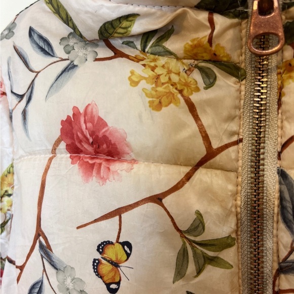 Zara Reversible Floral Puffer Jacket - Picture 4 of 4